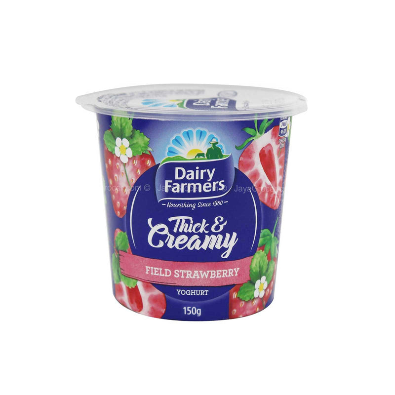 Dairy Farmers Thick & Creamy Field Strawberries Yoghurt 150g