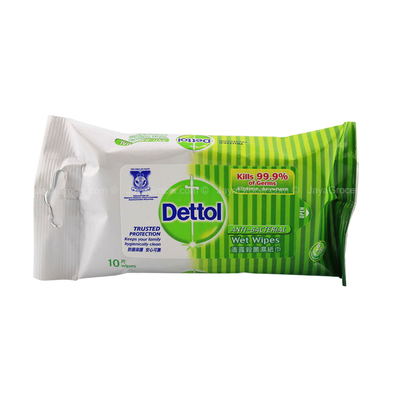Dettol Antibacterial Wipes 10pcs/pack