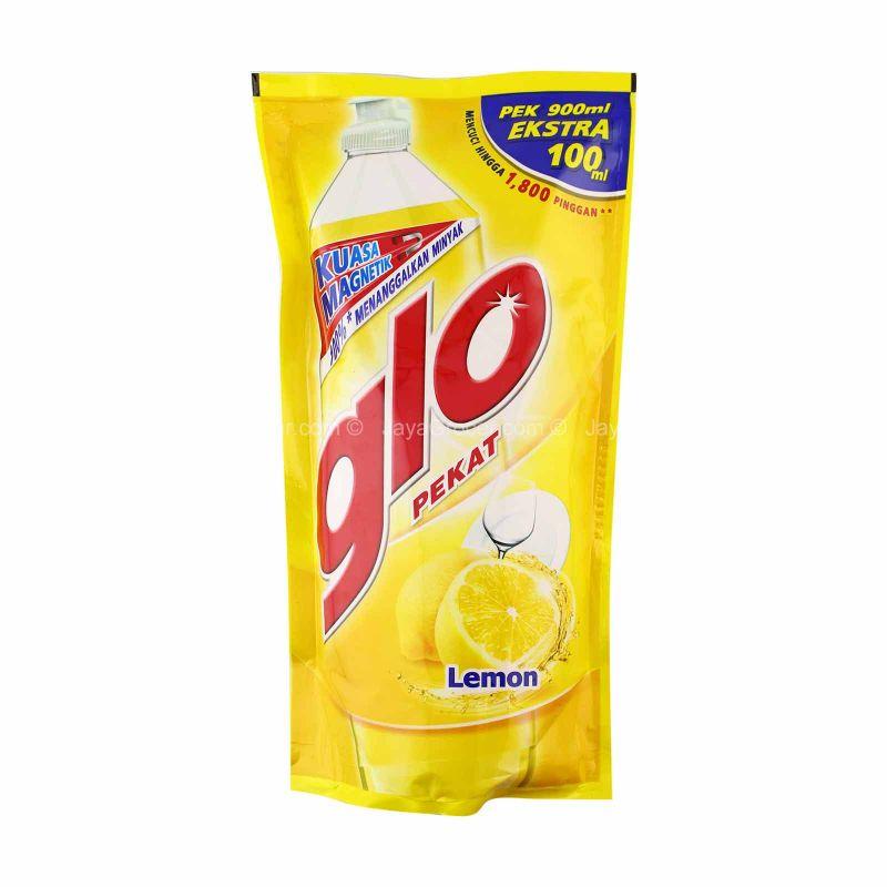 Glo Lemon Dishwashing Liquid Refill 850ml