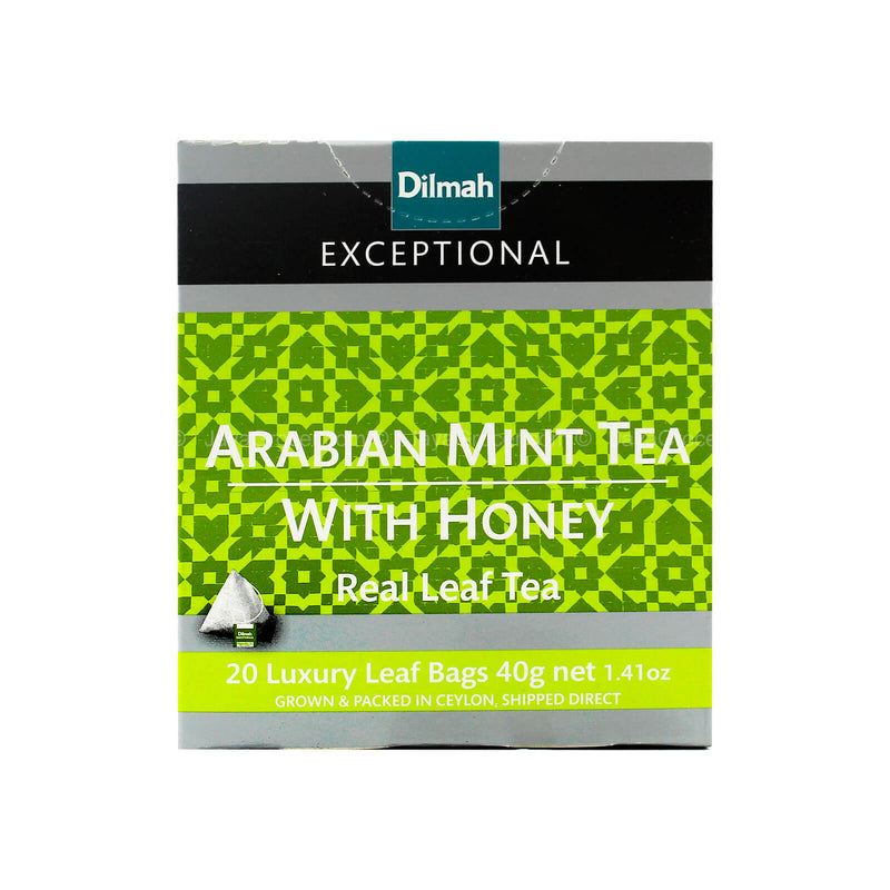 Dilmah Exceptional Arabian Mint with Honey Real Leaf Tea 40g
