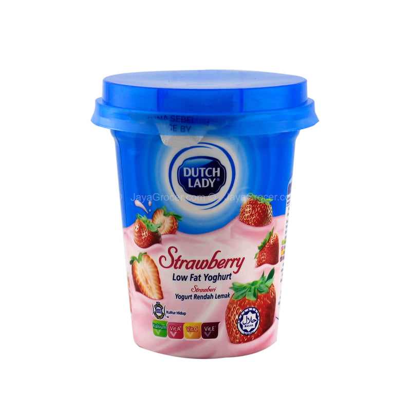 Dutch Lady Low Fat Yogurt Strawberry Flavour 140g
