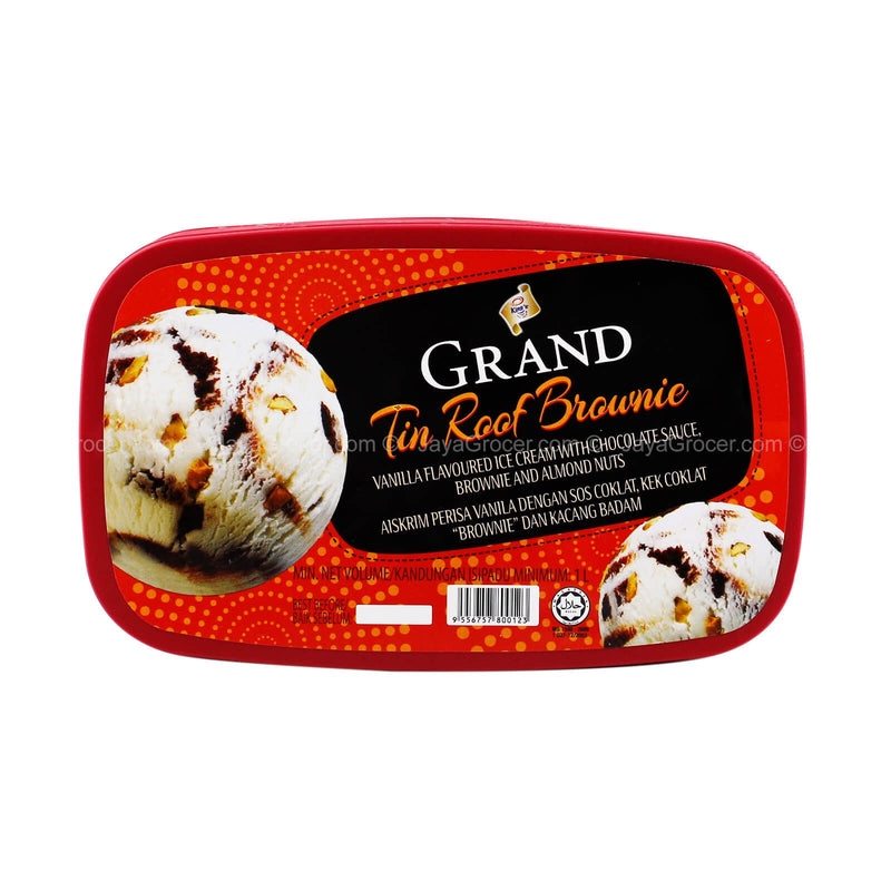 King’s Grand Tin Roof Brownie Ice Cream 1L