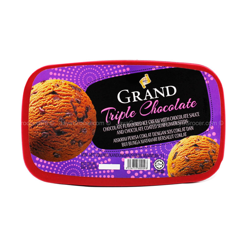 King’s Grand Triple Chocolate Ice Cream 1L
