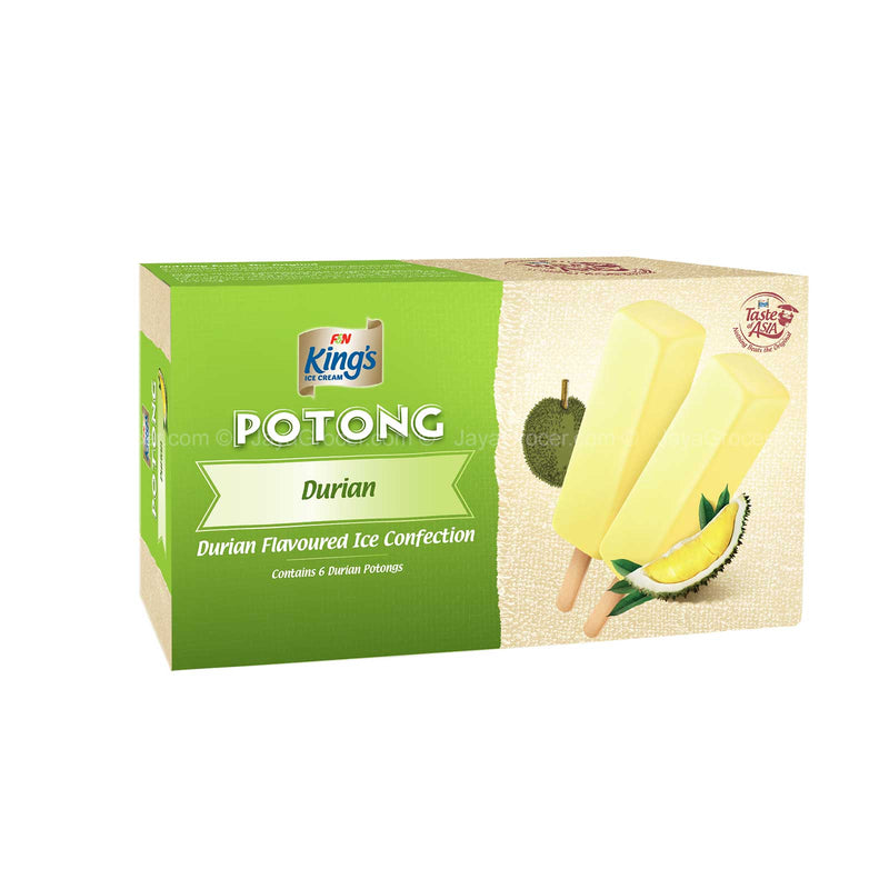 Kingâ€™s Potong Durian Ice Cream 60ml x 6