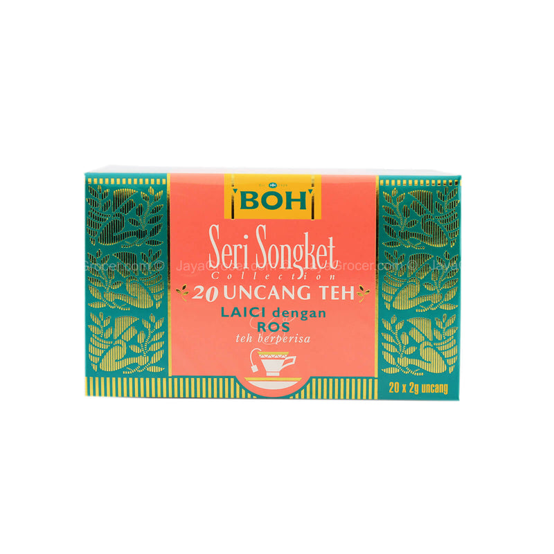 Boh Seri Songket Lychee with Rose Tea 20pcs/pack