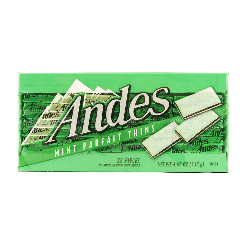Andes Mint Parfait Thins 132g