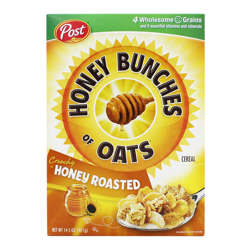 Post Honey Bunches of Oats Honey Roasted Cereal 411g