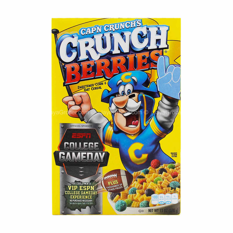 Cap’N Crunch’s Berries Crunch Sweetened Corn & Oat Cereal 370g