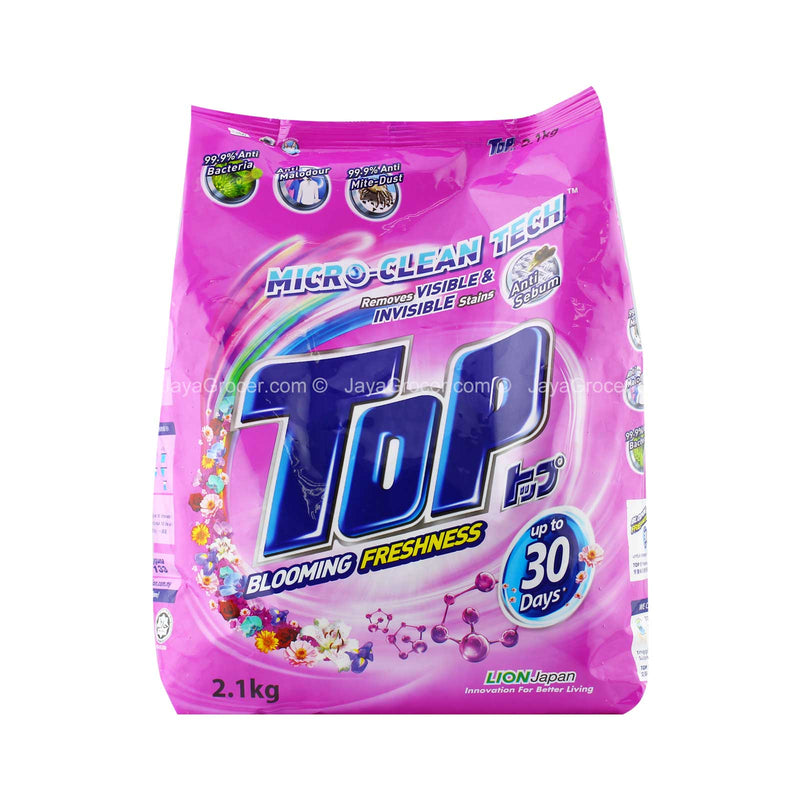 Top Blooming Freshness Micro-Clean Tech Powder Detergent 2.1kg