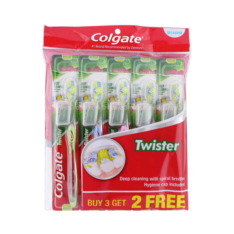 Colgate Twister Toothbrush (Medium) 1pack