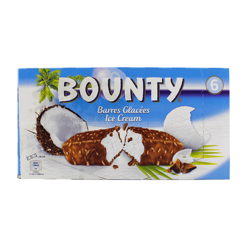 Bounty Barres Glacees Ice Cream 50.1ml x 6