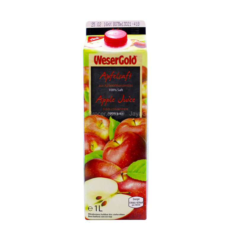 Wesergold Apple Juice 1L