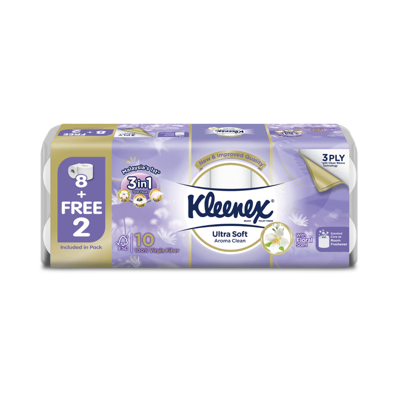 Kleenex Ultra Soft Aroma Clean with Floral Scent 10pcs/pack