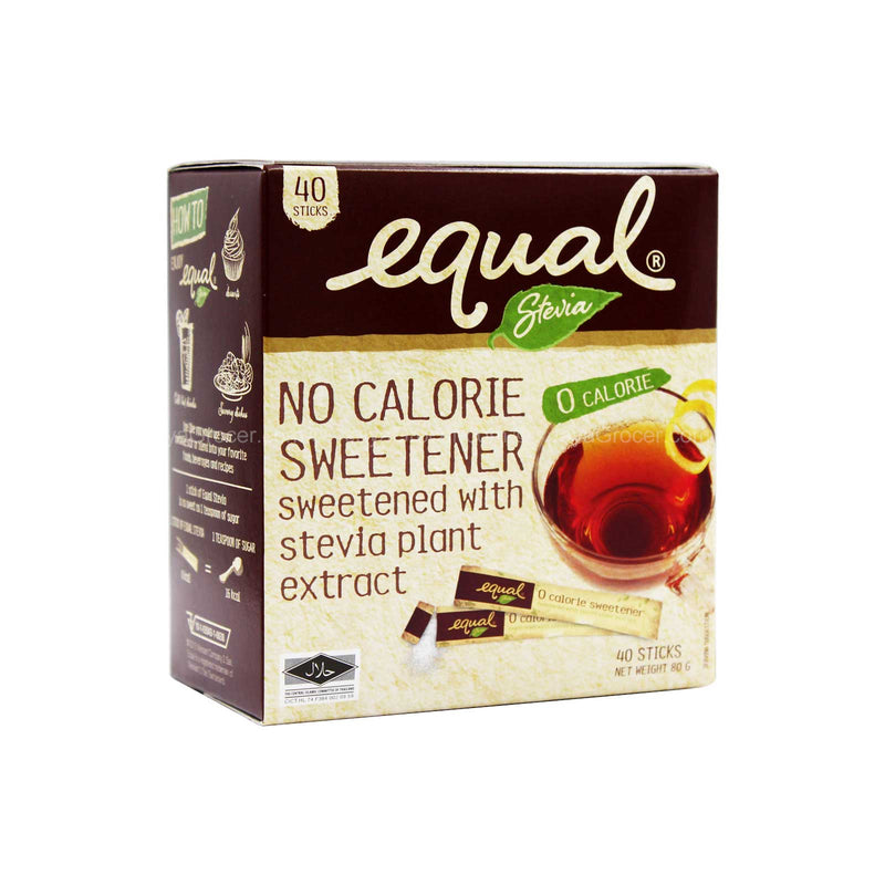 Equal Stevia Sweetener 40sticks