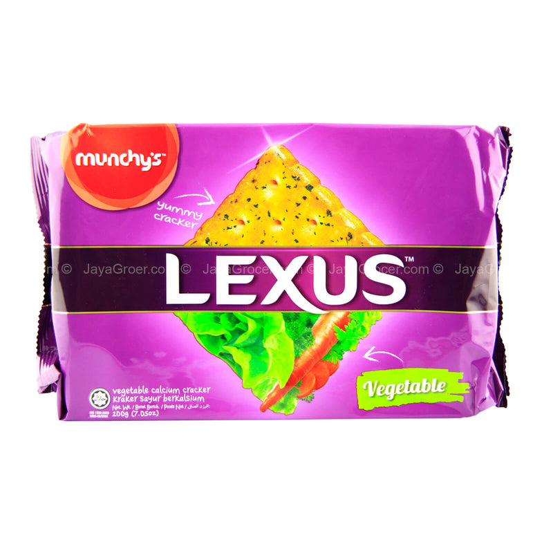 Munchys Lexus Vegetable Calcium Cracker 200g