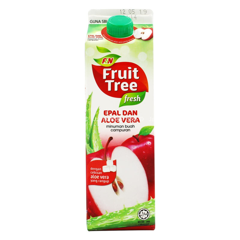 F&N Fruit Tree Fresh Apple & Aloe Vera Beverage 1L