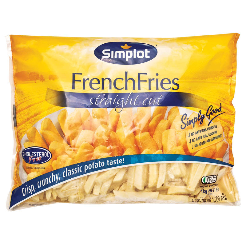 Simplot Straight Cut French Fries 1kg