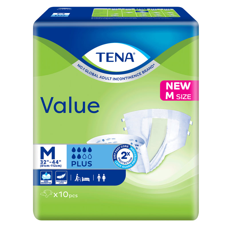 Tena Value Adult Diapers (Medium) 10pcs/pack