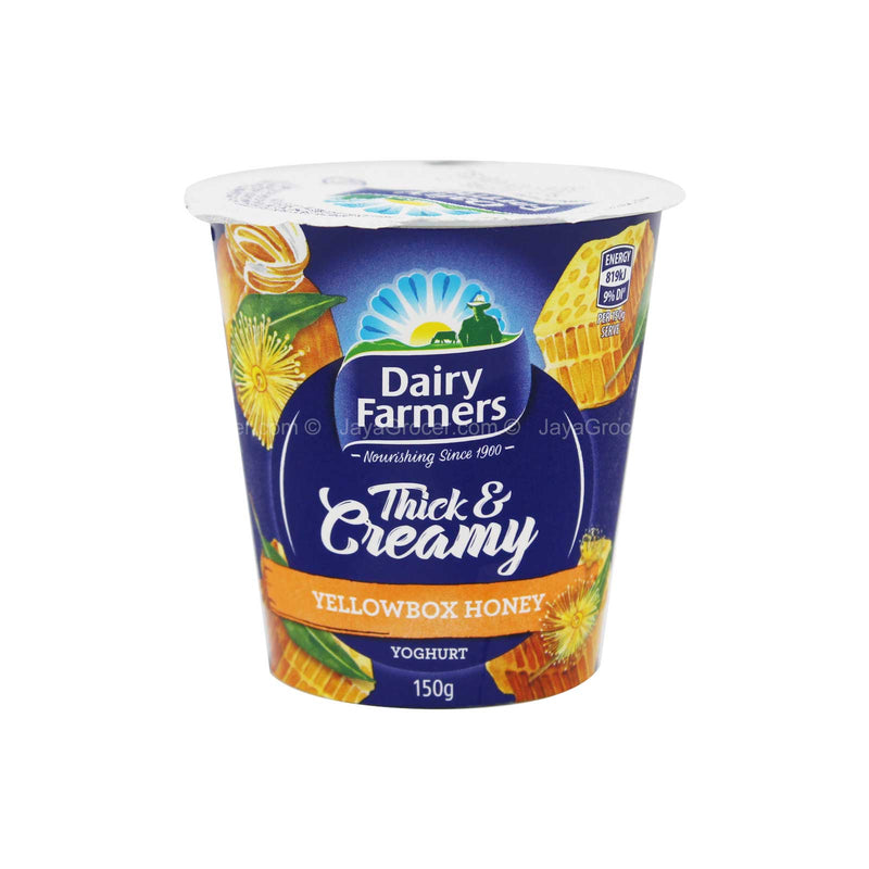 Dairy Farmers Thick & Creamy Yellow Box Honey Yoghurt 150g