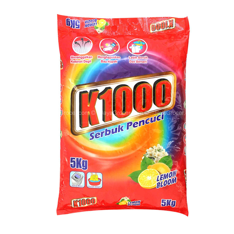 K1000 Lemon Bloom Detergent Powder 5kg