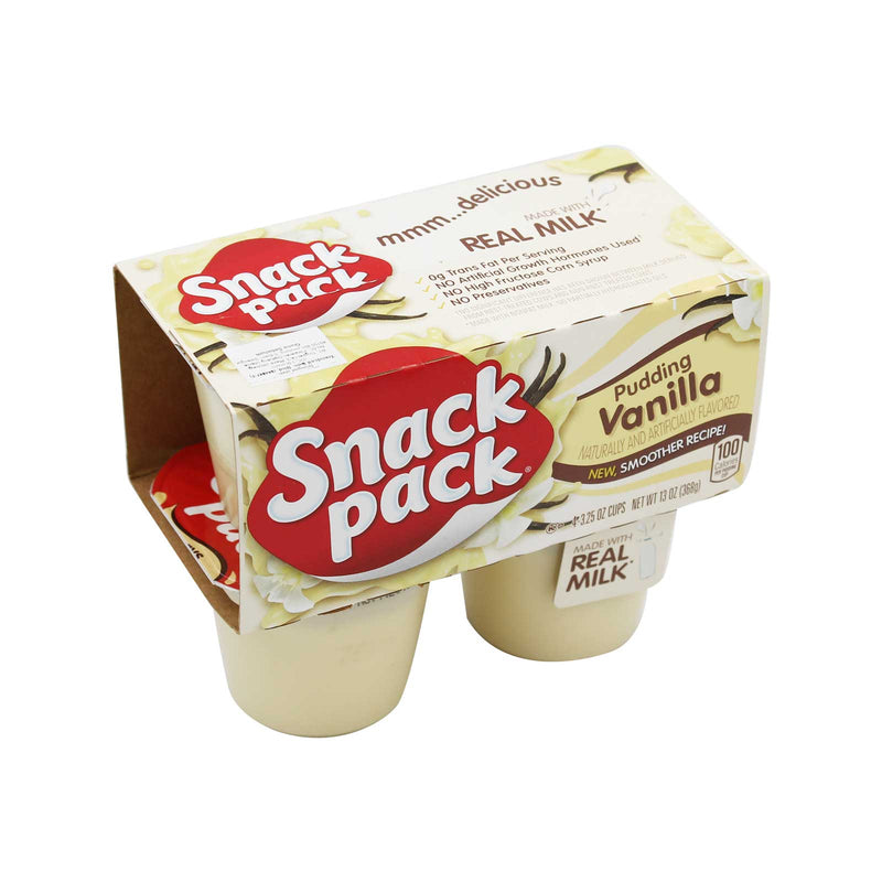 Snack Pack Vanilla Pudding 368g