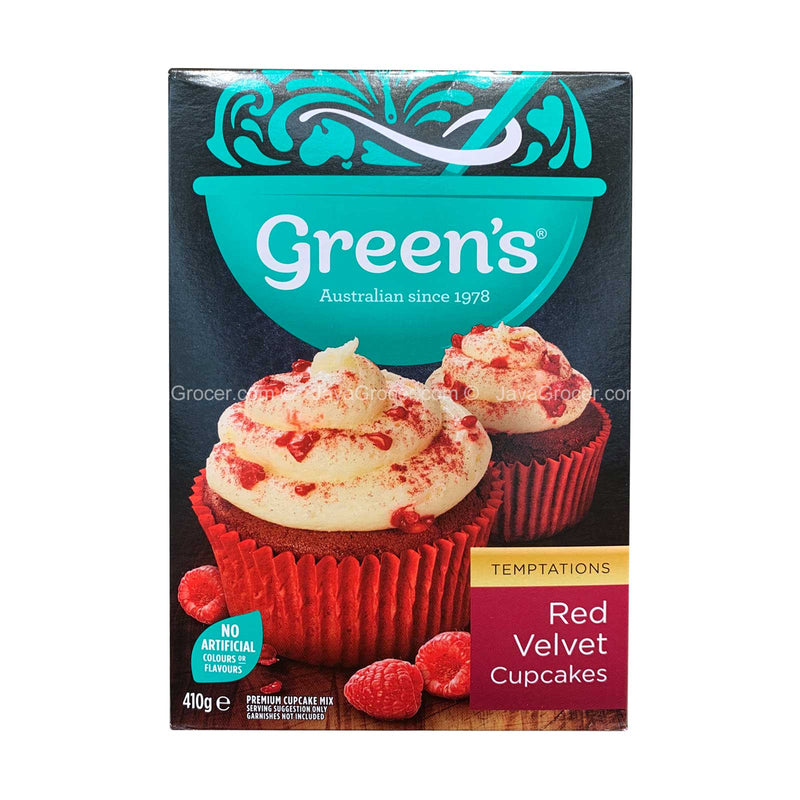 Green’s Red Velvet Cupcakes Mix 410g