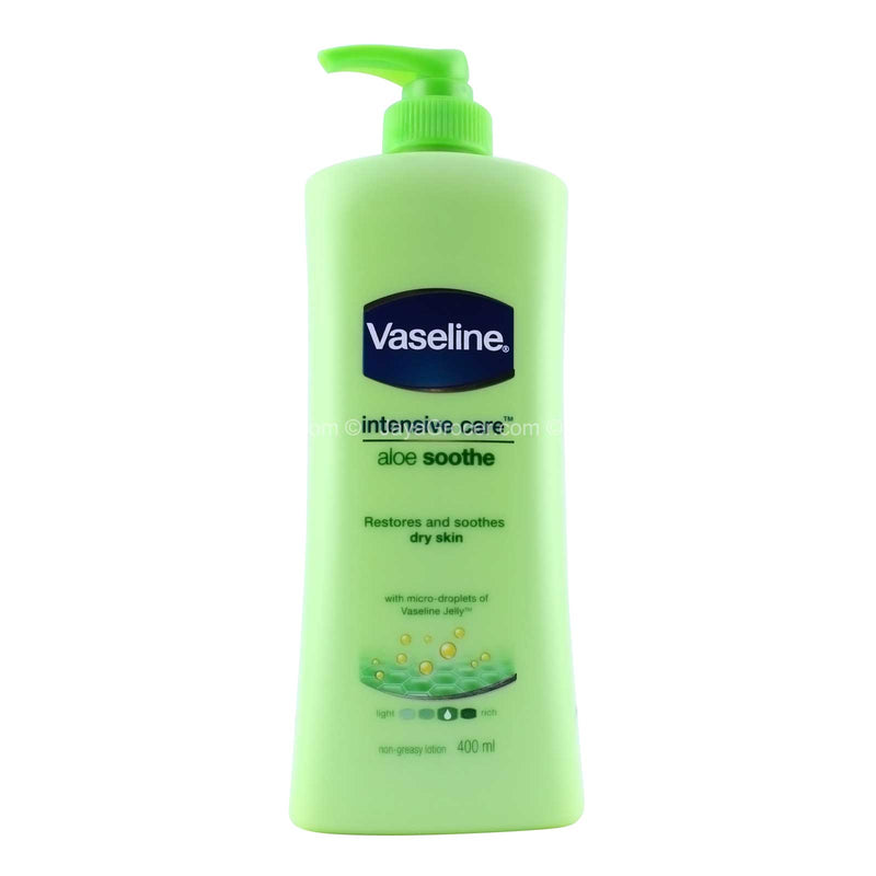 Vaseline Intensive Care Aloe Soothe Non-Greasy Lotion 400ml