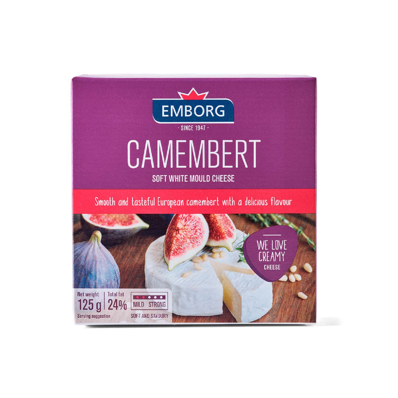 Emborg Camembert Soft White Mould Cheese 125g