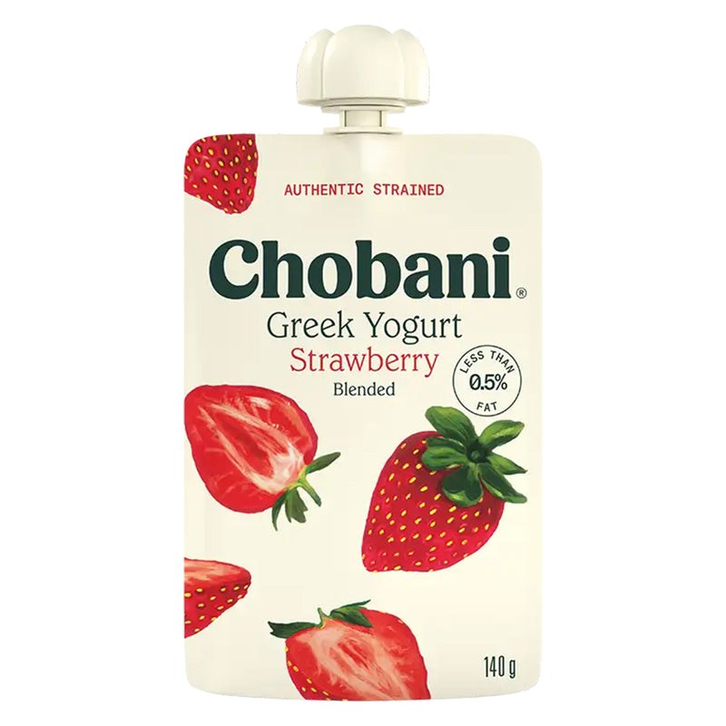 Chobani Strawberry Yogurt Pouch 140g