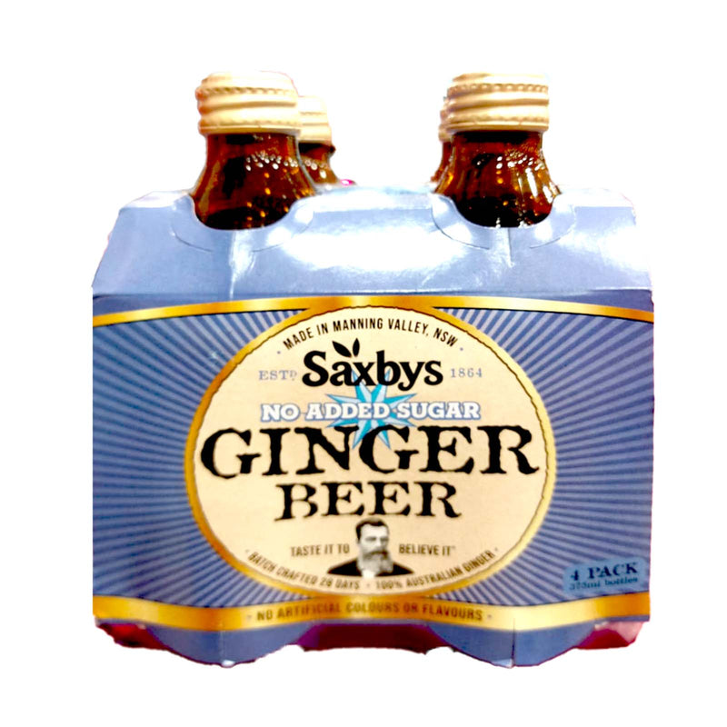 Saxbys Diet Ginger Beer Soft Drink 375ml