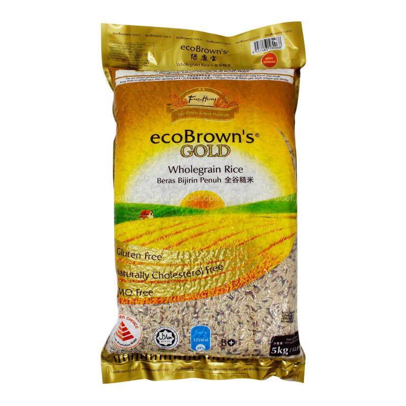 EcoBrowns Gold Wholegrain Rice 5kg