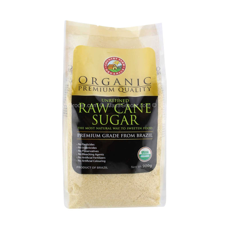 Country Farm Organics Certified Organic Raw Cane Sugar 900g