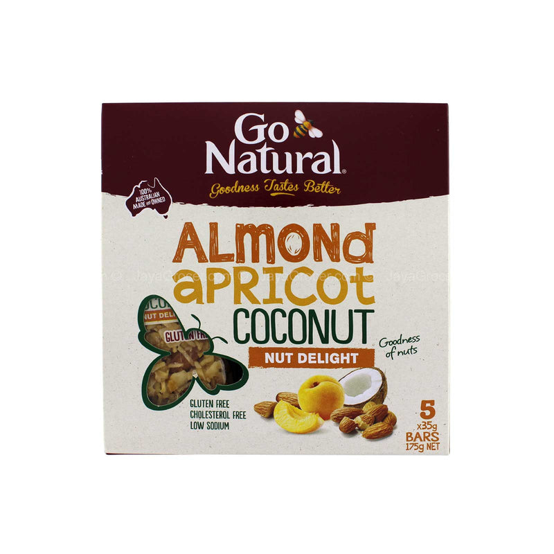 Go Natural Almond Apricot Coconut Delight Bars 175g