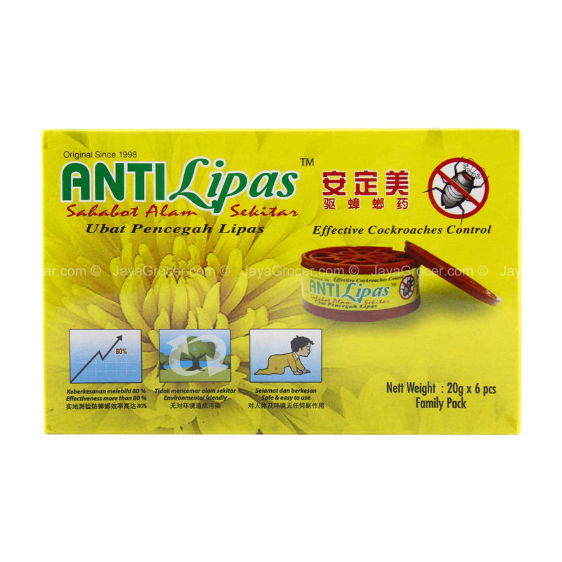 Anti Lipas Cockroaches Repellent 20g x 6