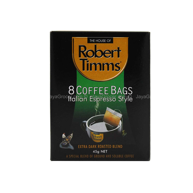 Robert Timms Italian Espresso Style Coffee Bags 48g