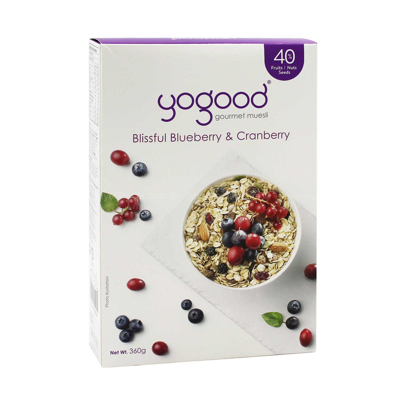 Yogood Blissful Blueberry & Cranberry Gourmet Muesli 360g