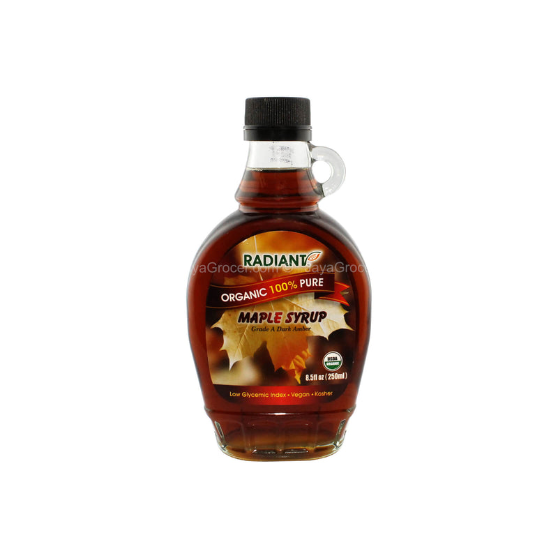 Radiant Organic 100% Pure Maple Syrup 250ml