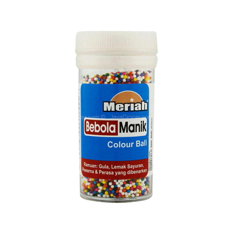 Meriah Candy Colour Ball Cake Topping 35g