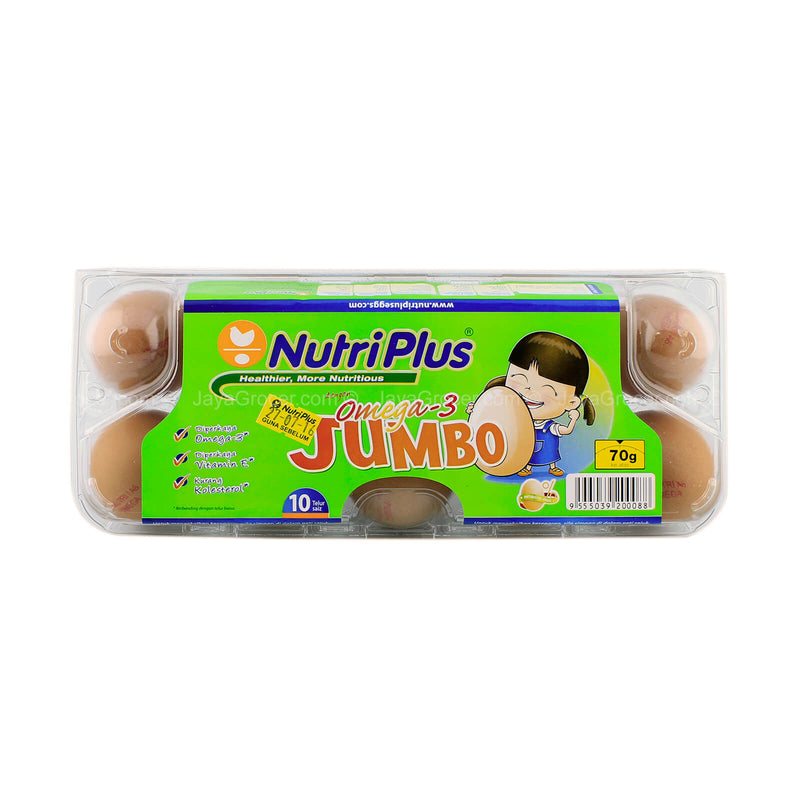 NutriPlus Jumbo Eggs with Omega 3 10pcs
