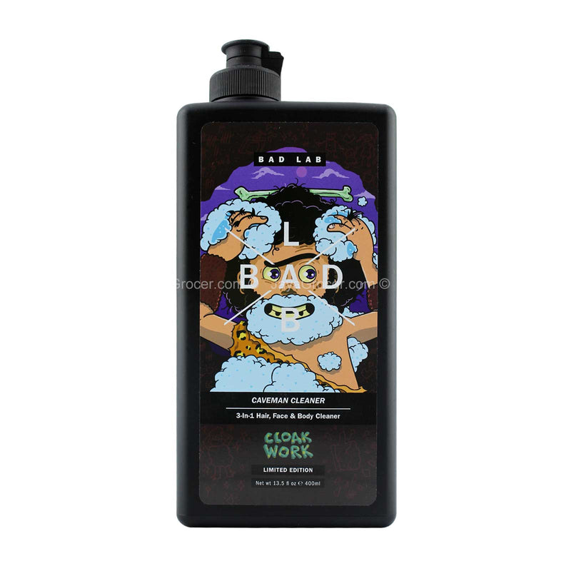 Bad Lab Caveman Cleaner 3-in-1 Hair Face Body Cleaner 400ml