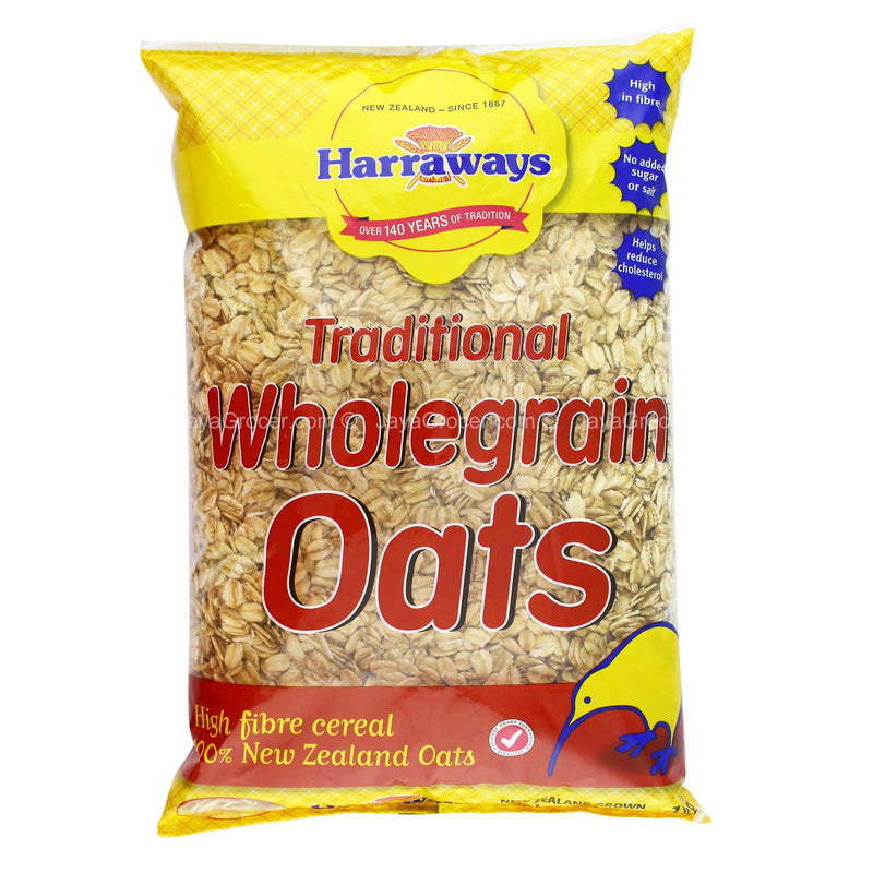 Harraways Traditional Wholegrain Oats 1kg