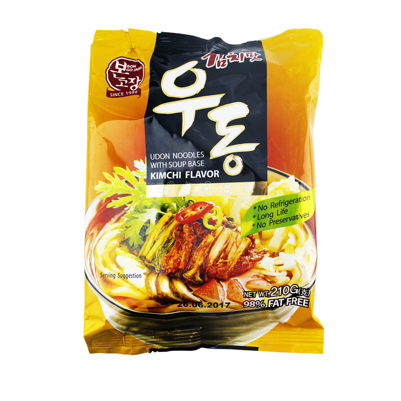 Bon Go Jang Udon Noodles with Kimchi Flavour Soup Base 210g