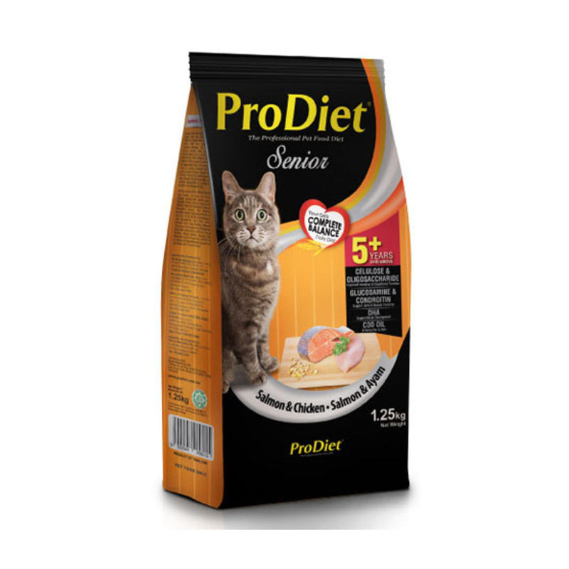 ProDiet Senior Dry Cat Food Salmon & Chicken 1.25kg