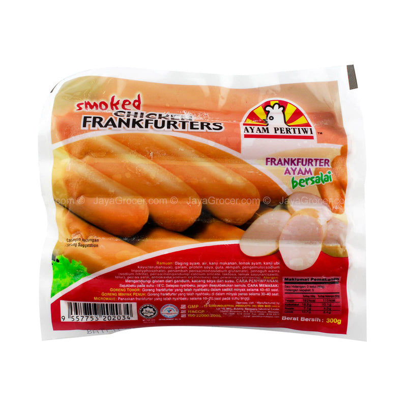 Ayam Pertiwi Smoked Chicken Frankfurters 300g