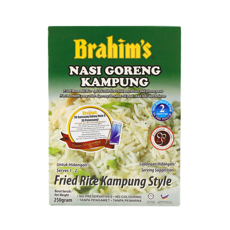 Brahim fried rice kampung style 250g*1