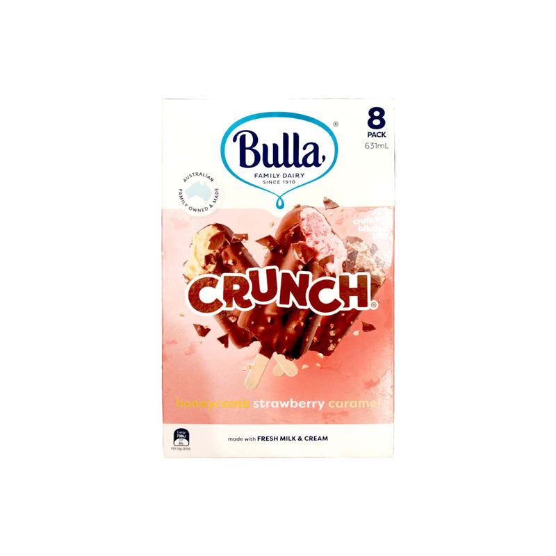 Bulla Crunch Ice Cream Sticks 8pcs/pack