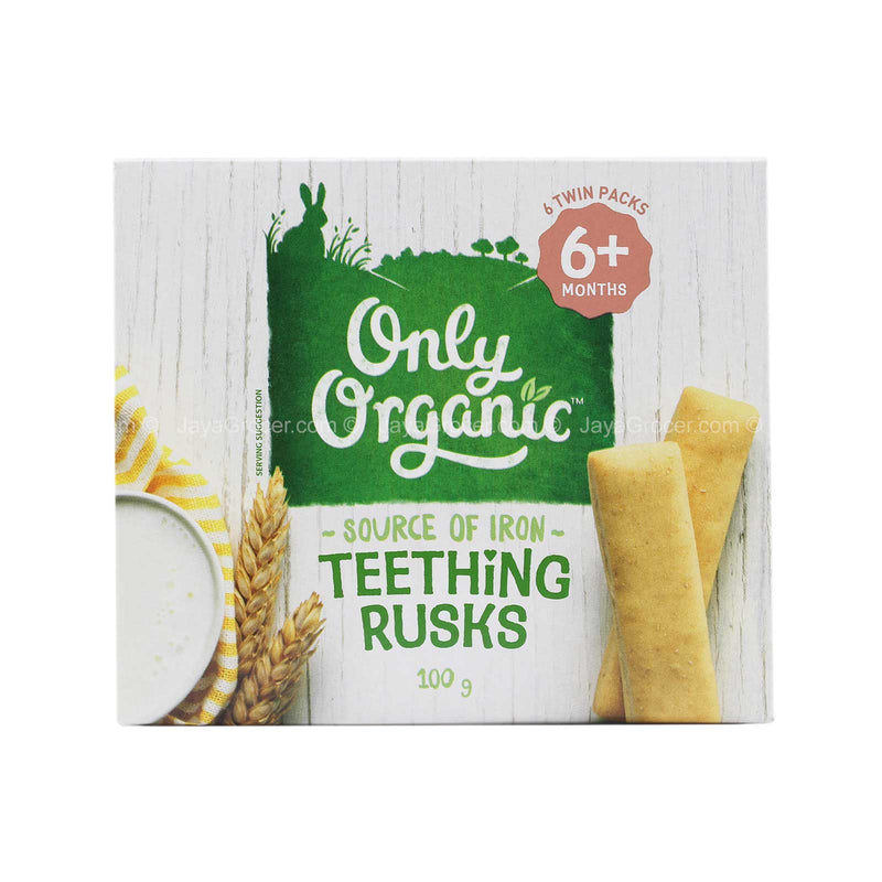 ONLY ORGANIC TEETHING RUSKS 100G