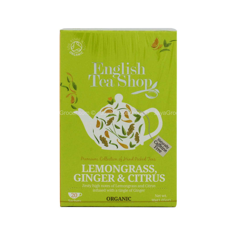 English Tea Shop Lemongrass, Ginger and Citrus Herbal Tea 30g