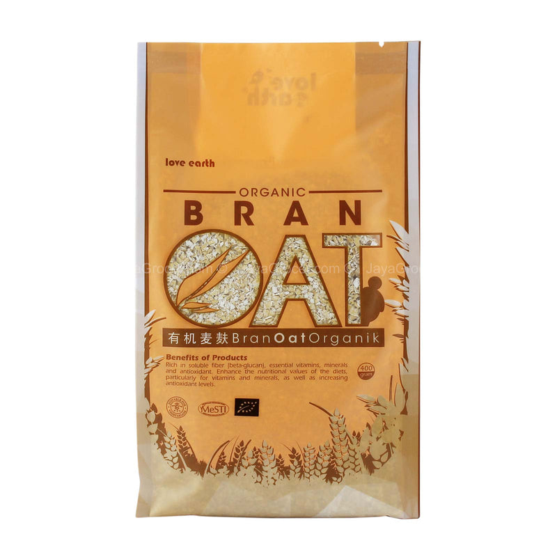 love earth orgn oat bran 400g