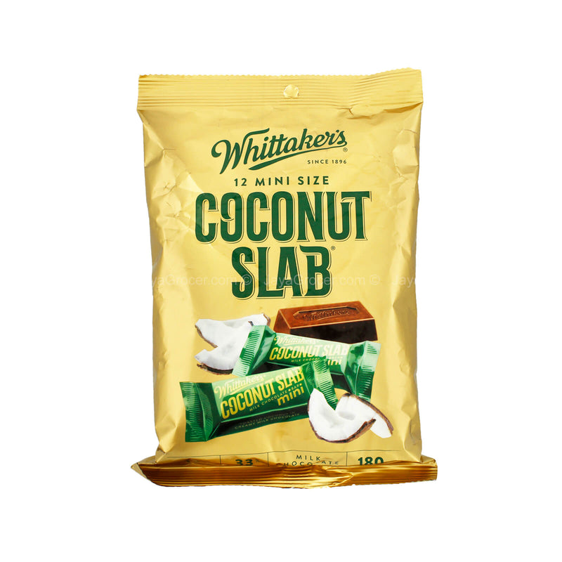 Whittaker's 12 Mini Chocolate Coconut Slabs 180g